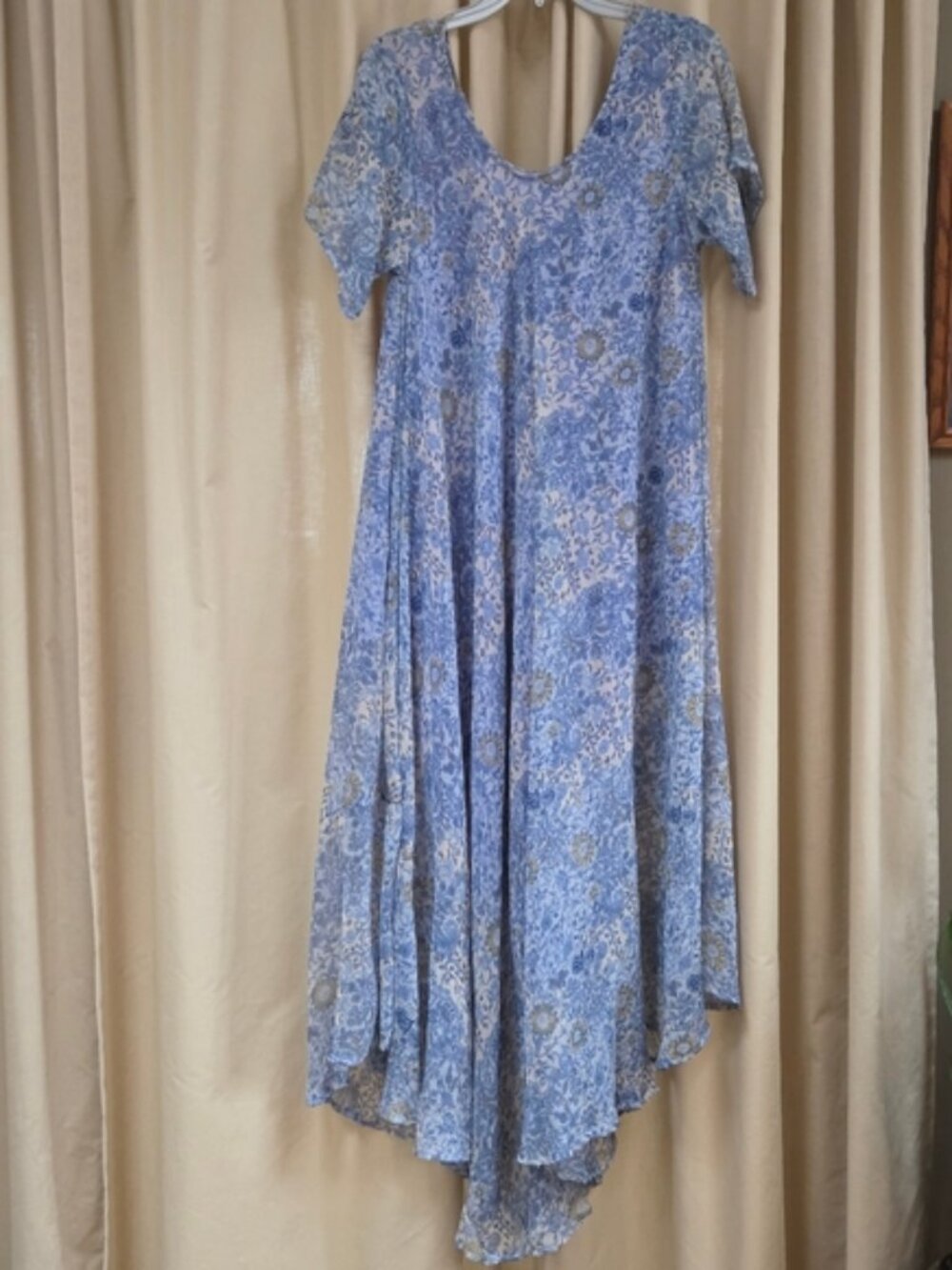 Liz Claiborne Navy Blue and White Long Sleeve Plaid Top - Picture 8 of 16
